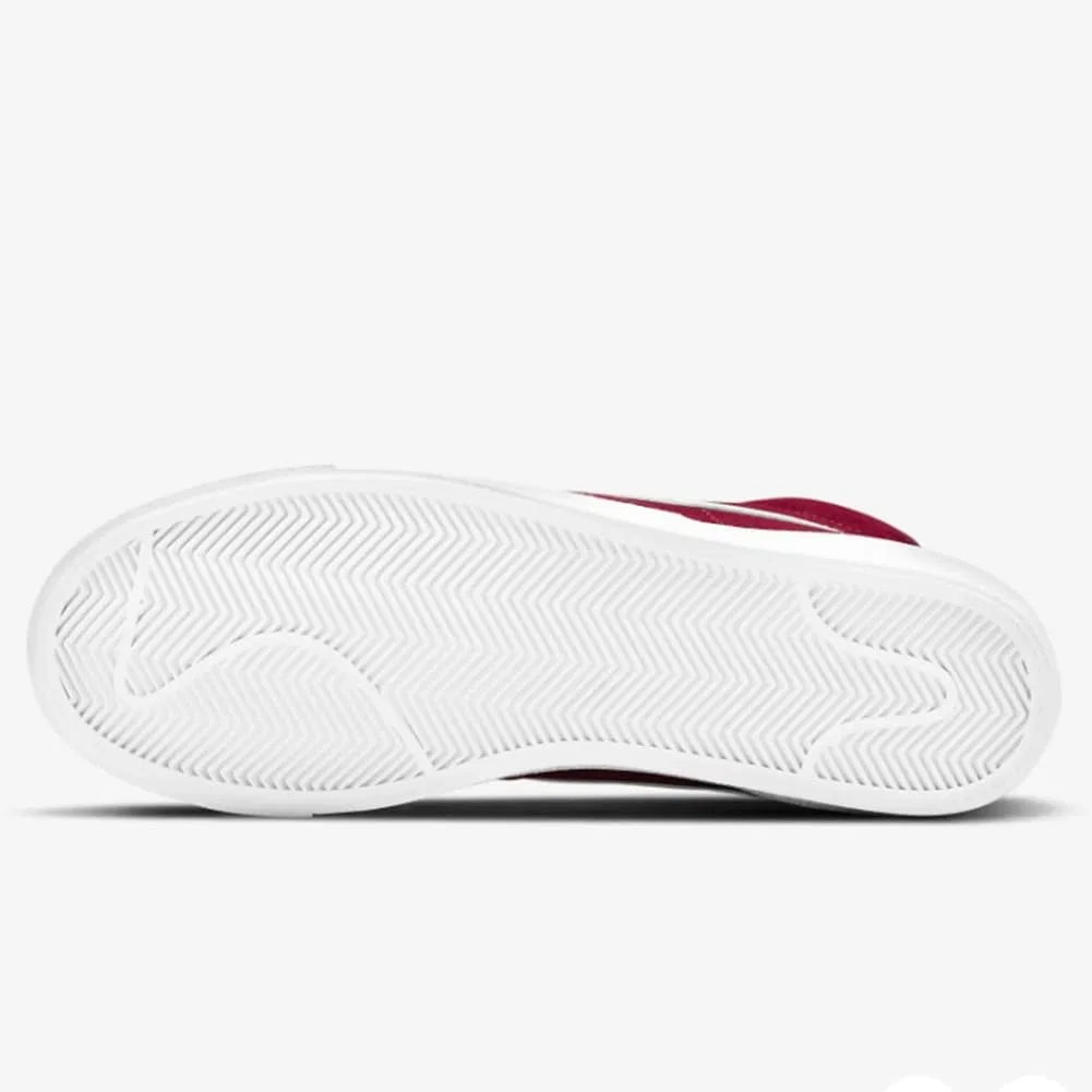 Винтажные баскетбольные кроссовки Nike Blazer Mid '77 для мужчин, белый/черный/красный — фото 4