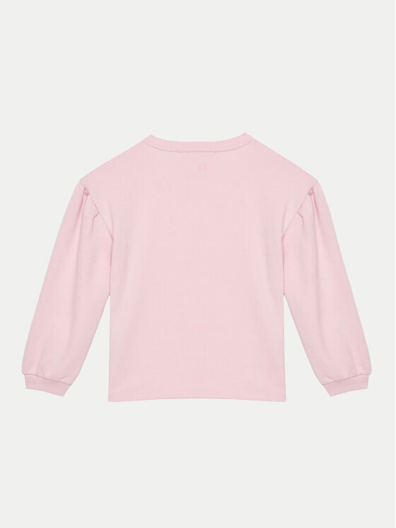 Толстовка обычного кроя United Colors Of Benetton, розовый — фото 2
