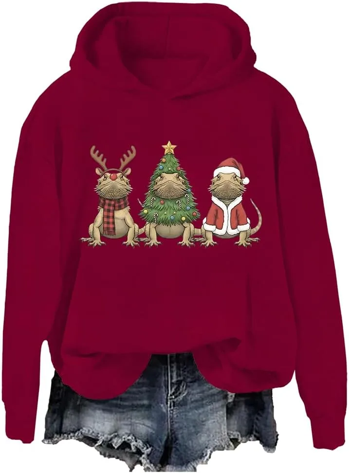 

Свитшот с бородатым драконом и Сантой Cynvor