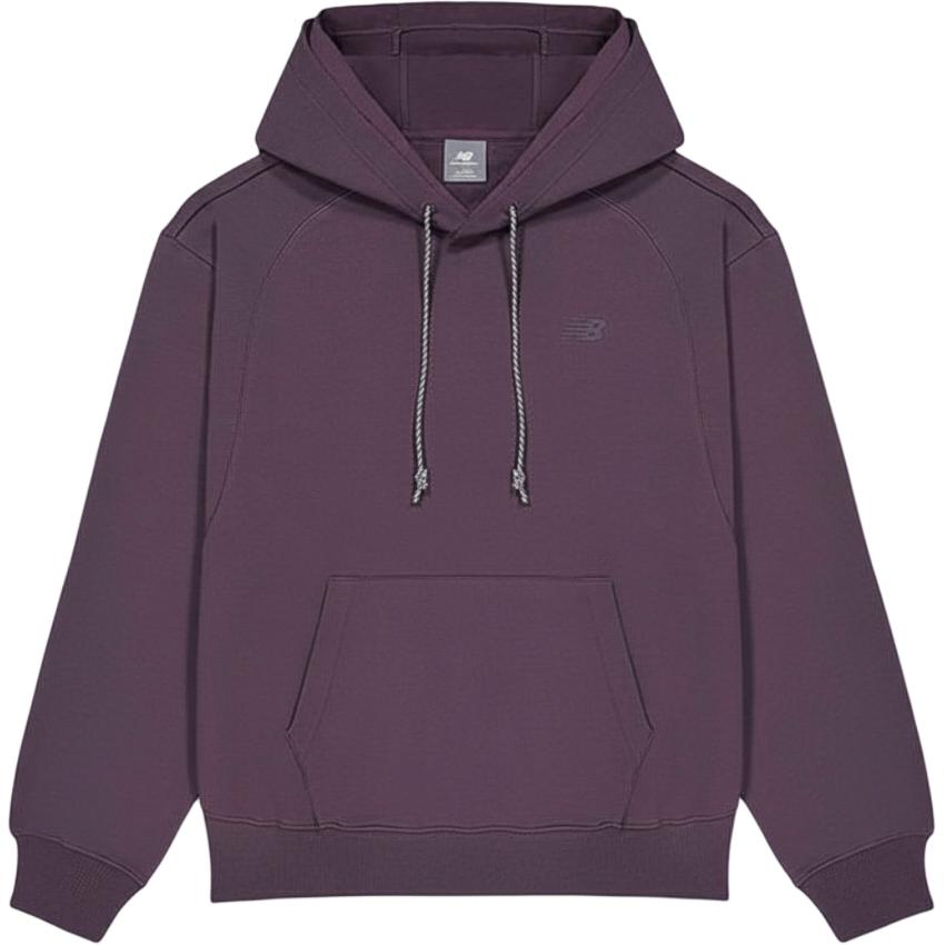 

New Balance Свитшот мужской с капюшоном, фиолетовый, умеренный крой, Regular