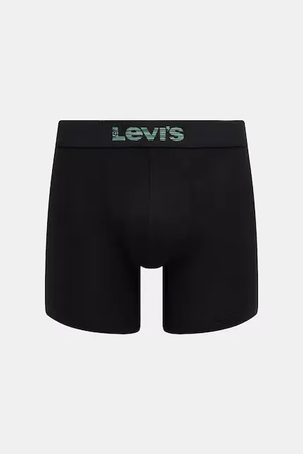 Боксеры мужские из мягкого хлопка 2 шт Levi's, зеленый — фото 3