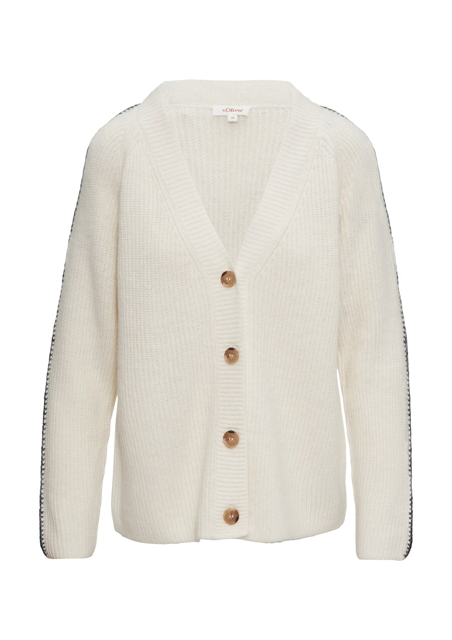 

Вязаный кардиган s.Oliver Knit Cardigan, кремовый