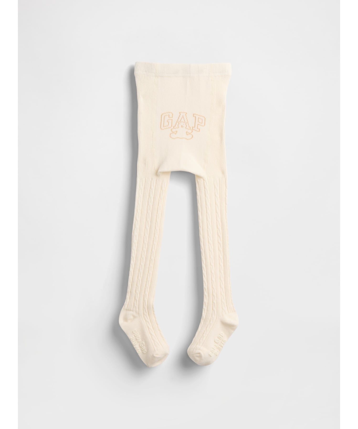 (K) Вязаные колготки Brannan Bear с логотипом GAP (для малышей), IVORY_FROST