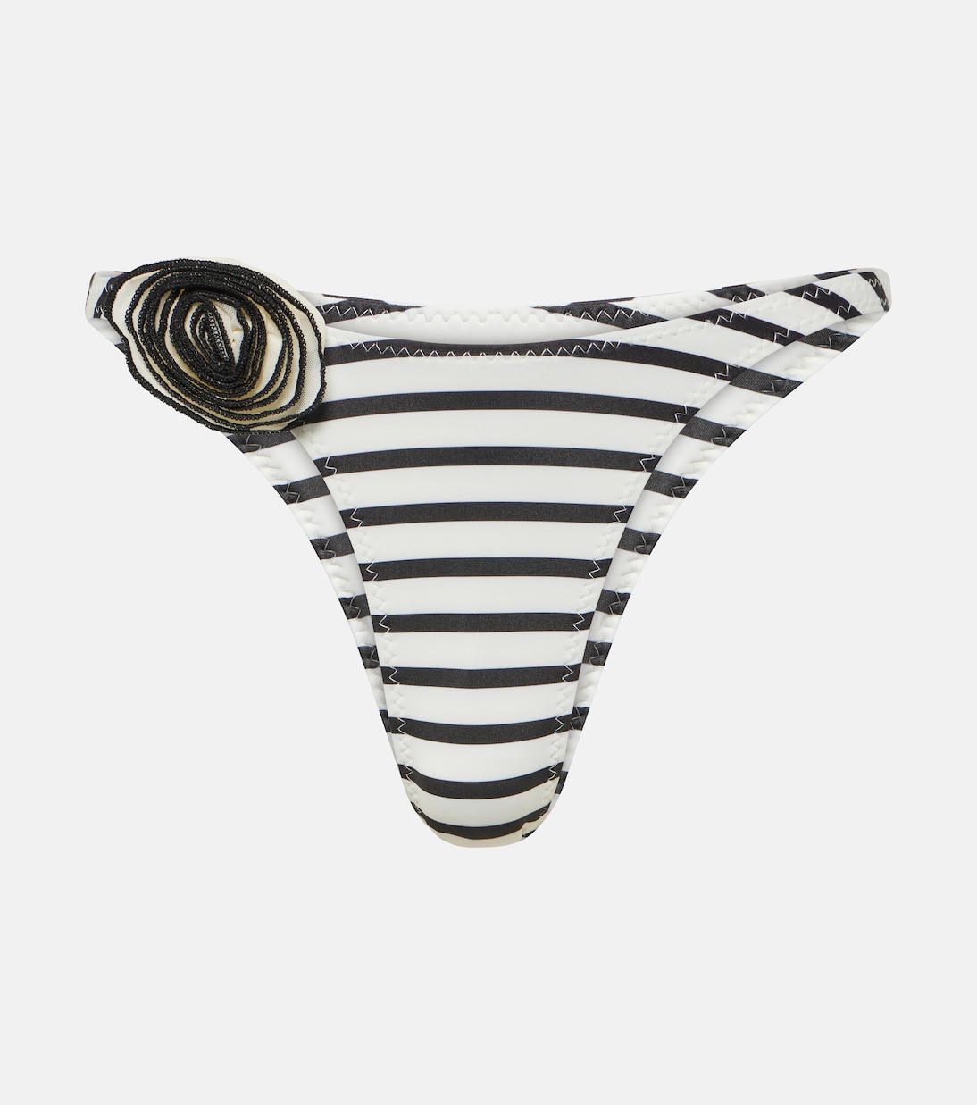 

Полосатые плавки-бикини Rosette 90-х годов Same, Cream Black Stripe