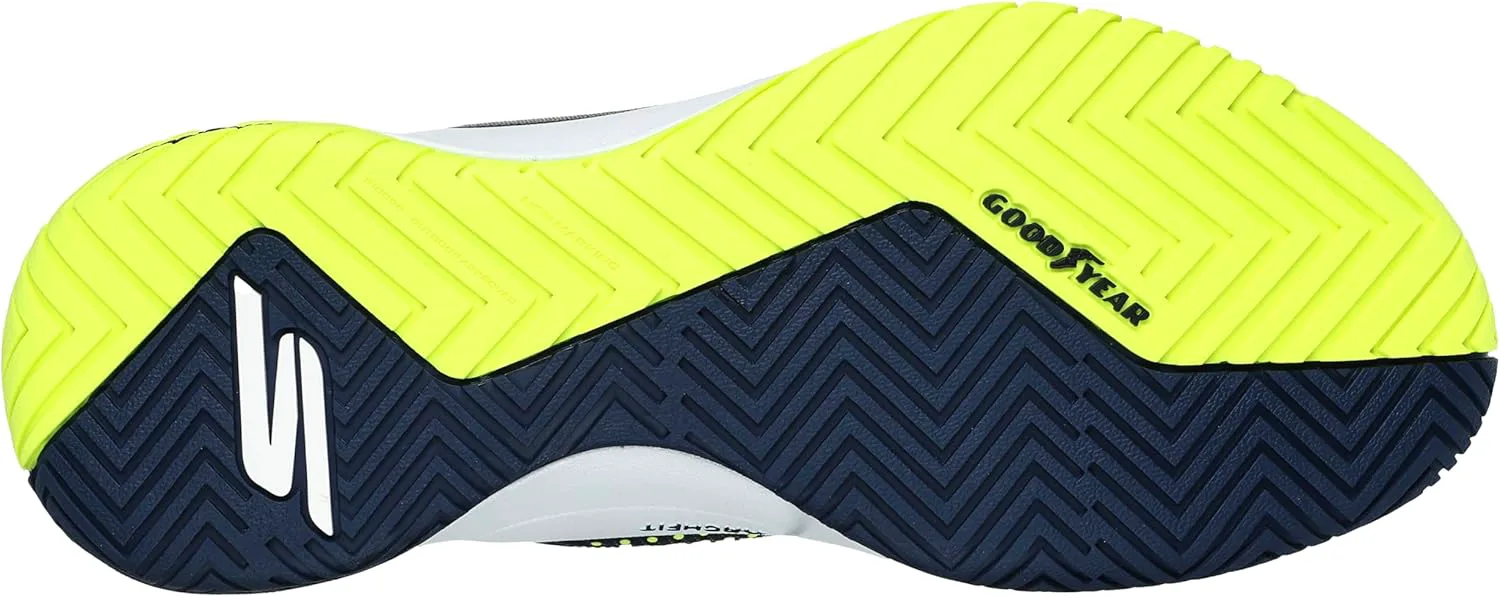 Мужские кроссовки Skechers Viper Court Elite, темно-синий/желтый — фото 2