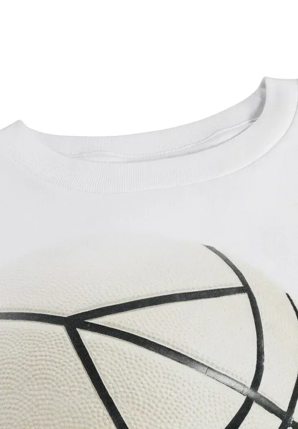 Футболка с длинным рукавом Molo, basket hoop lt, светло-голубой — фото 4