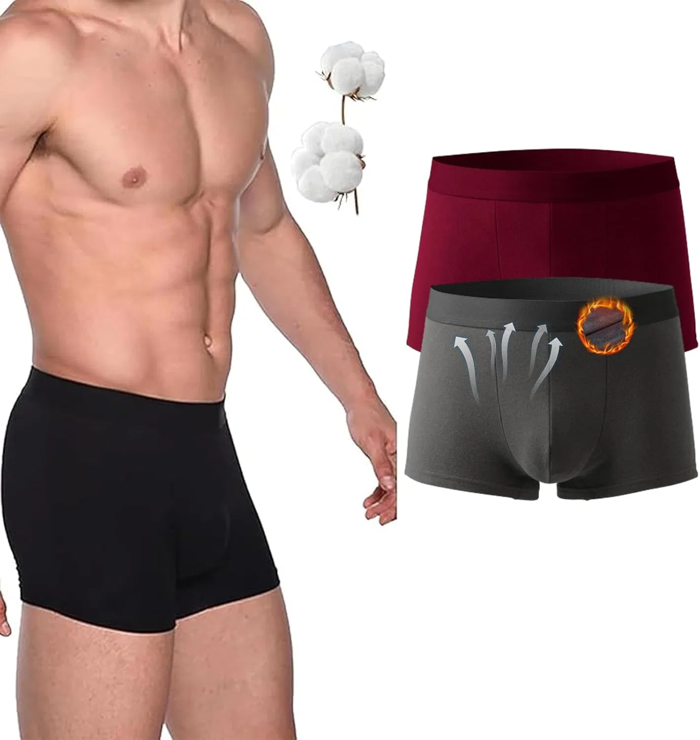 Боксеры мужские флисовые, Set2pcs(b)