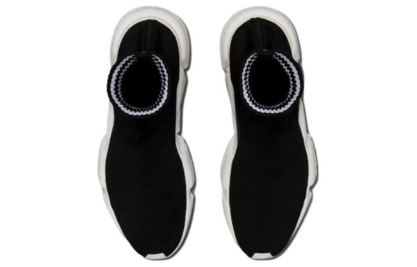 Кроссовки x adidas originals speed sneakers 'black white' Balenciaga, черный — фото 3
