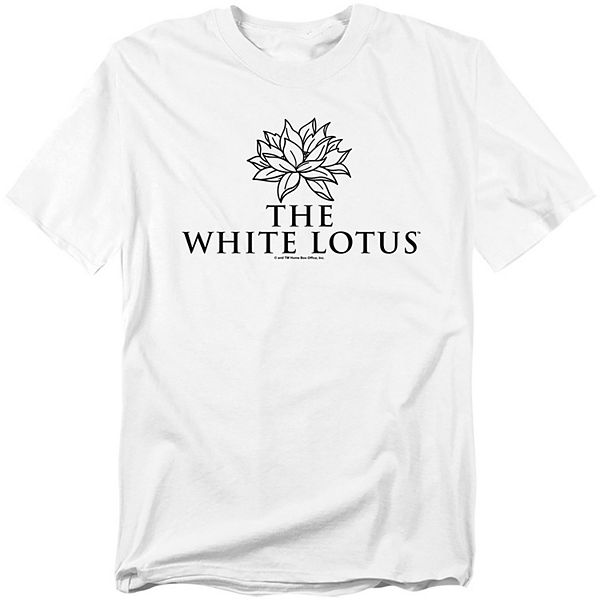 

Футболка Big & tall original & unrestored the white lotus stacked logo Licensed Character