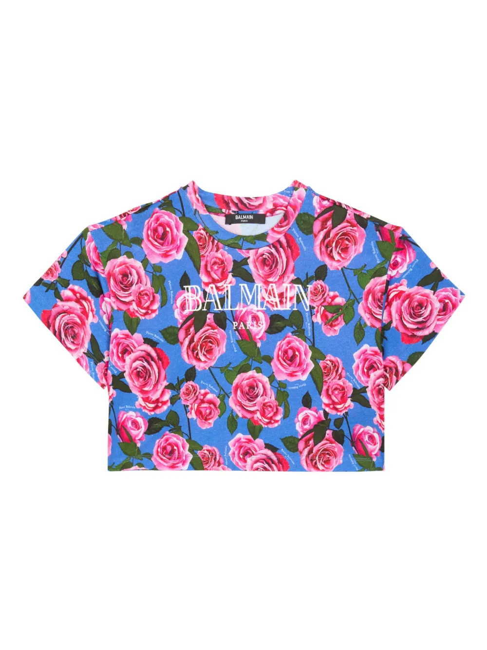 

Футболка Vintage Balmain Balmain Kids, синий