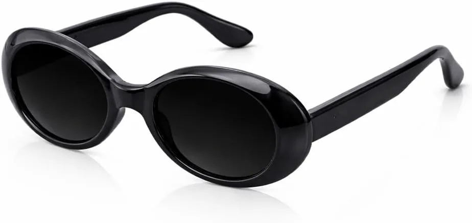 

Винтажные солнцезащитные очки Vaulted Skulls & Co в стиле 1960-х годов | Очки Clout | Классические ретро-очки овальной формы | Унисекс Vaulted Skulls & Co, Black