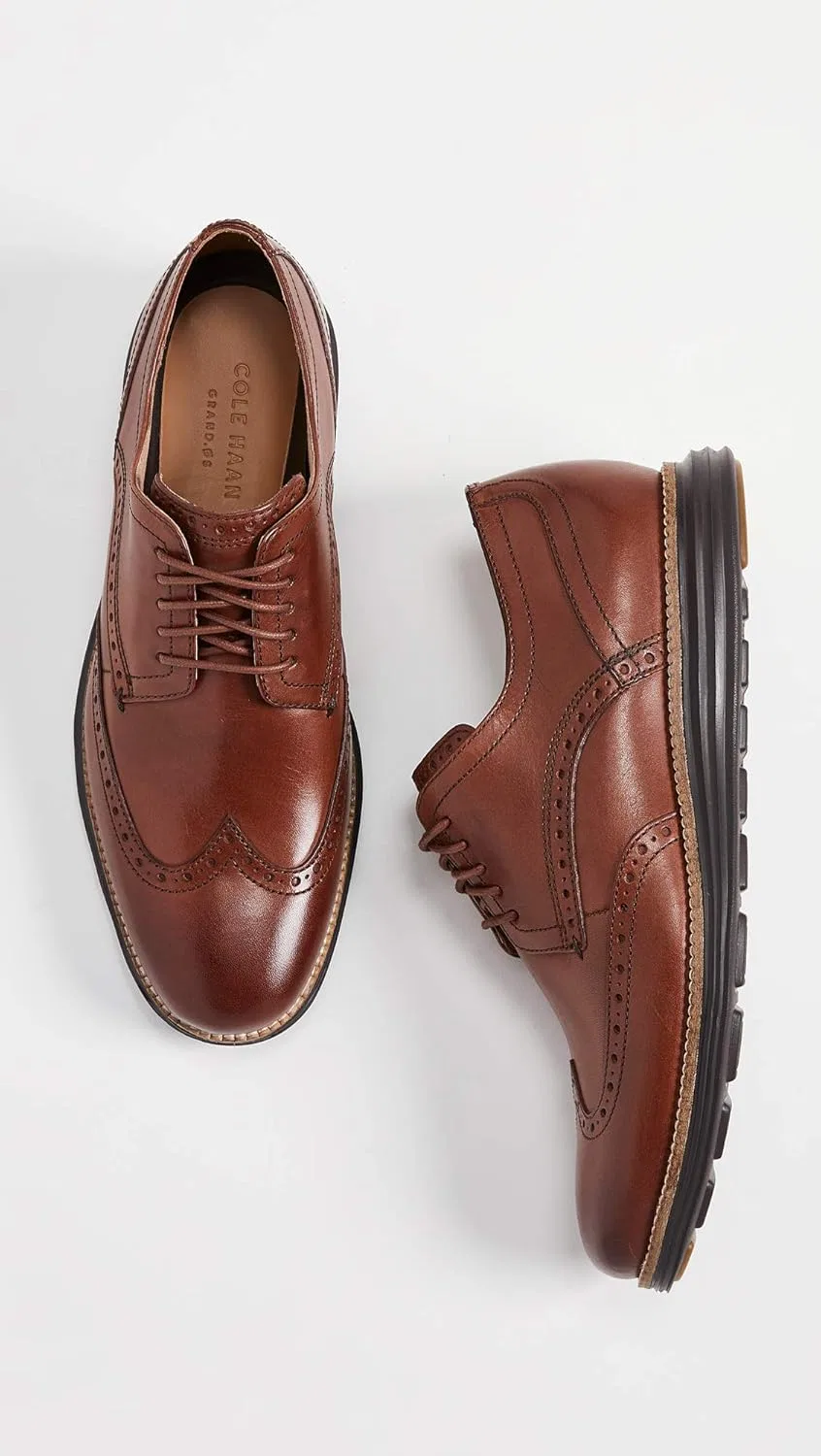 Туфли Cole Haan Original Grand Shor Twing - Original Grand Shor Twing Men, Brown Woodbury Ivory Woodbury Ivory — фото 4