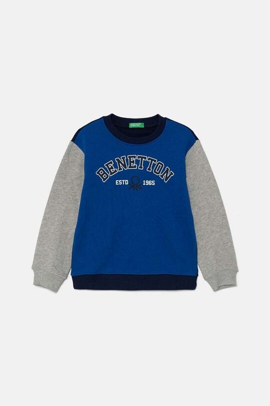 

Детская хлопковая толстовка United Colors of Benetton, синий