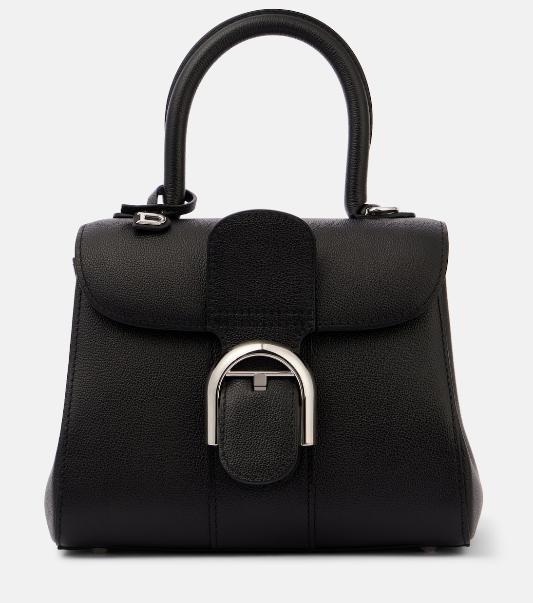 

Бриллиант мини кожаная сумка-тоут Delvaux, черный