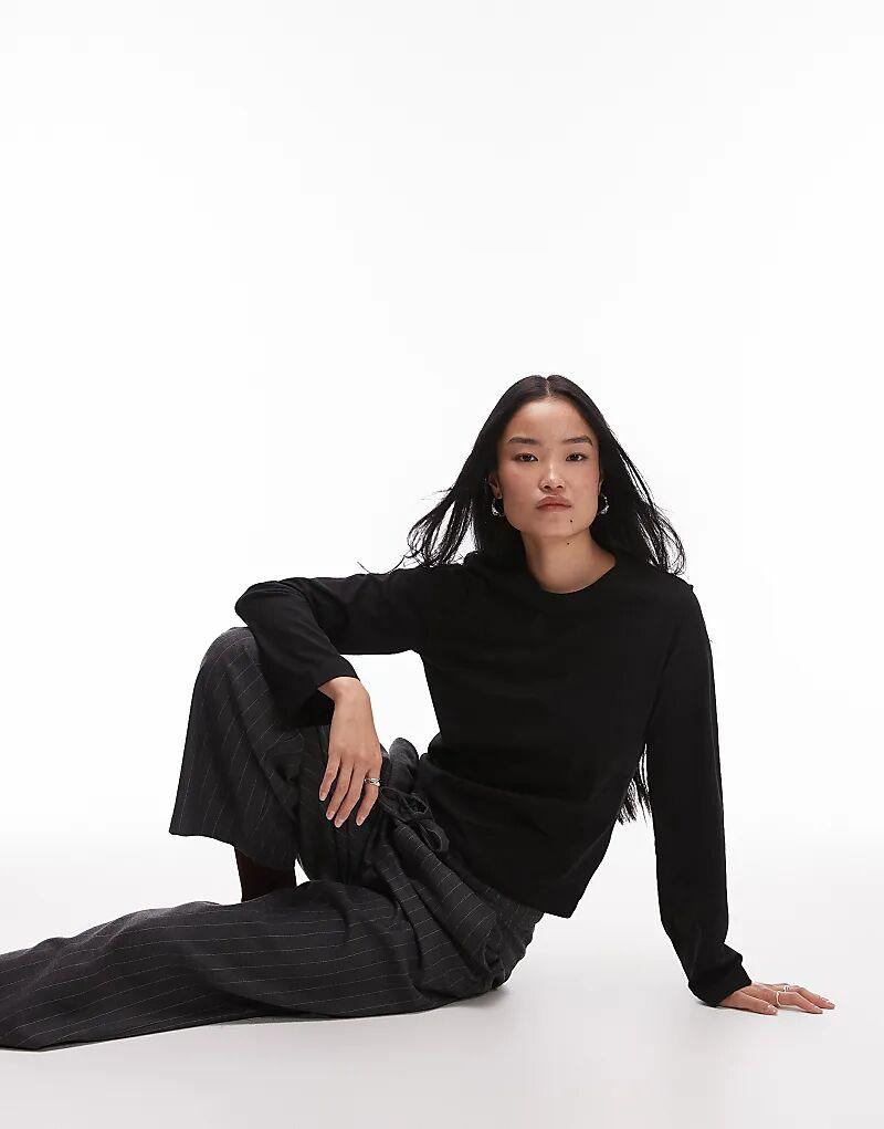 

& Other Stories лонгслив с длинными рукавами черного цвета