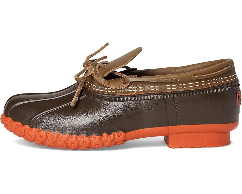 Мужские резиновые мокасины L.L.Bean, Field Olive/Bean Boot Brown/Sail Orange — фото 4