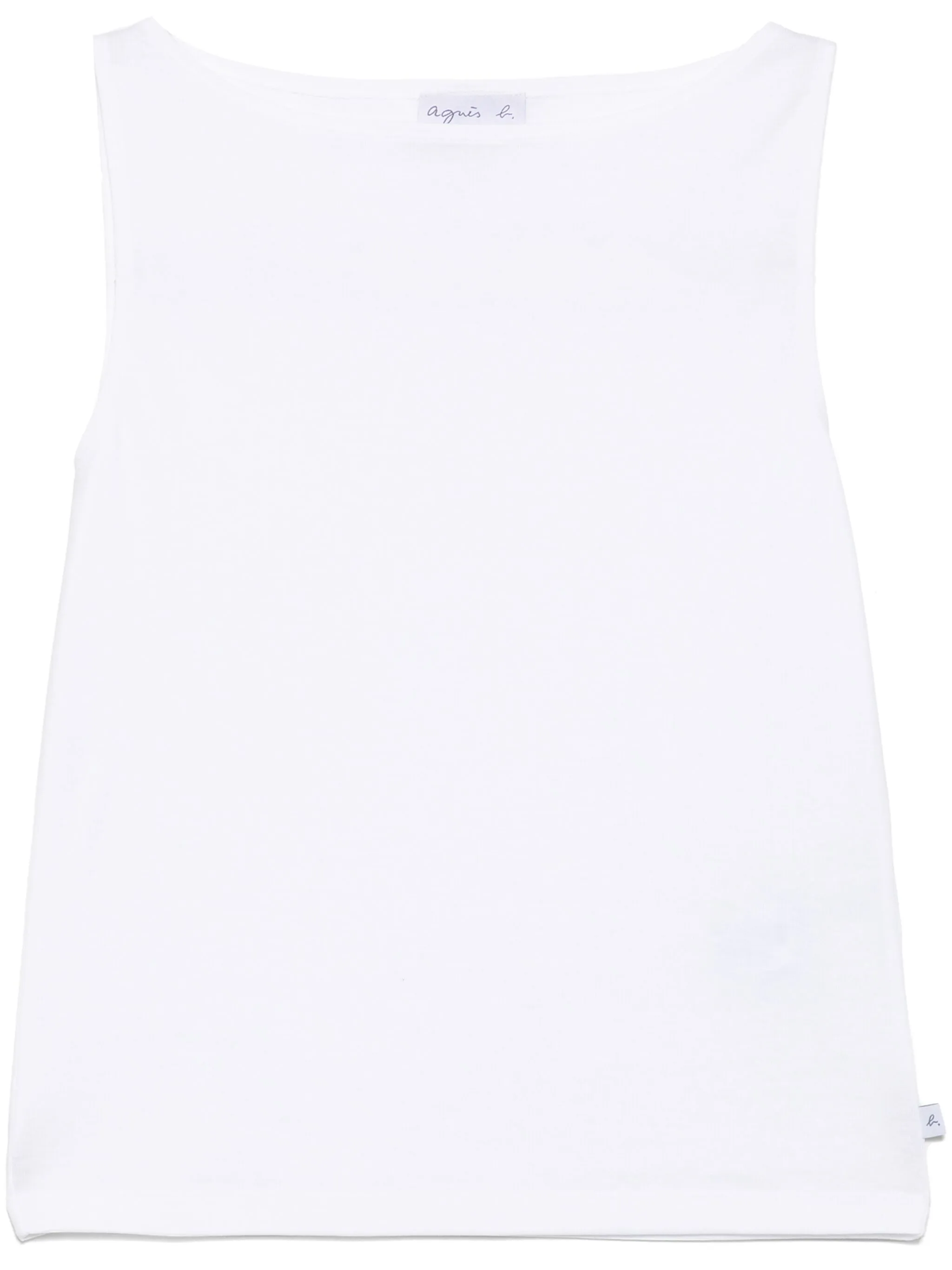 

Топ Leopard без рукавов Agnès B., белый