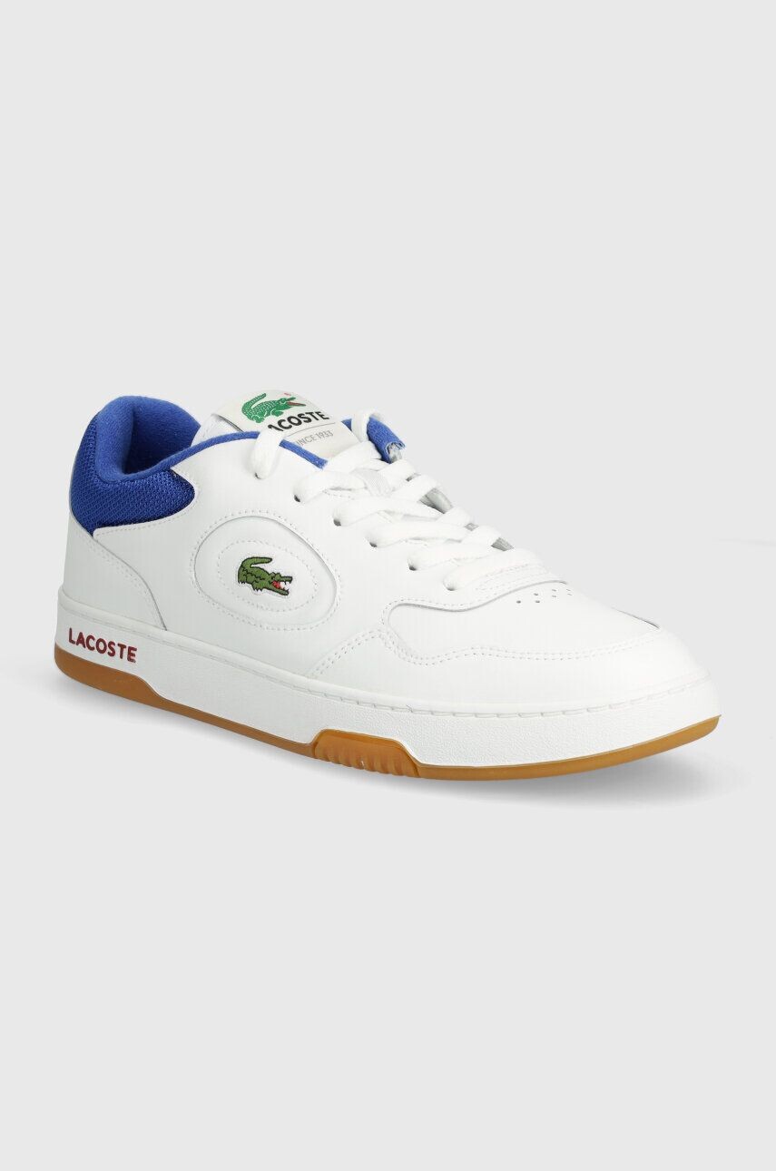 

Кожаные кроссовки Lacoste Lineset с контрастным воротником, белый