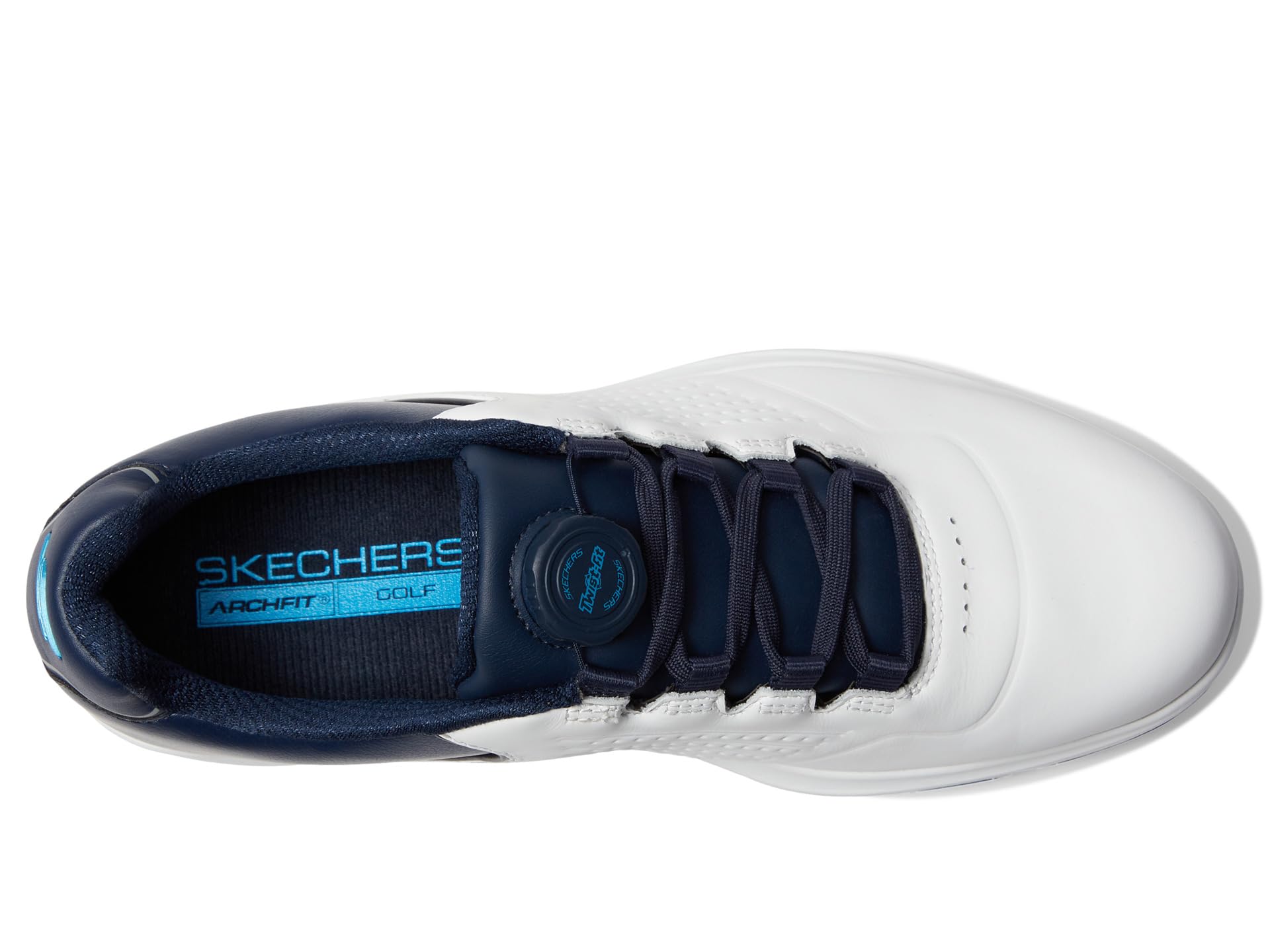 Кроссовки Skechers GO GOLF Pro 6 Sl-Twist, White/Navy.Blue — фото 2
