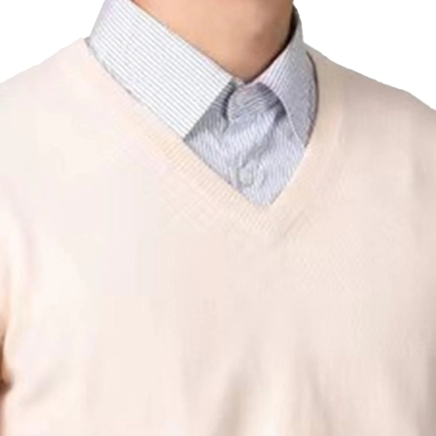 Мужской свитер V-образным вырезом Relaxed Fit — фото 4