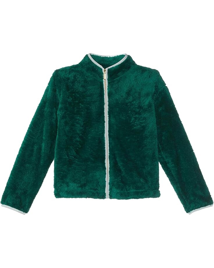 

Куртка Lilly Pulitzer Kids Mini Joyce Sherpa Jacket, цвет Evergreen
