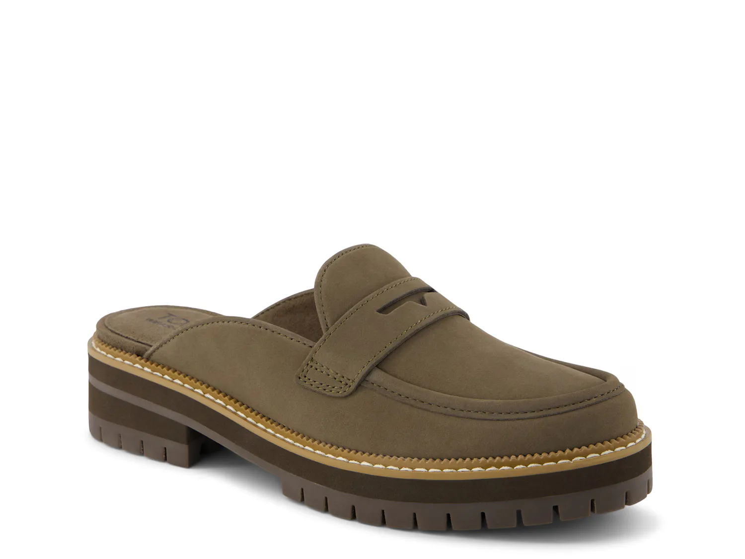 

Лоферы Cara Mule Toms, темно-зеленый