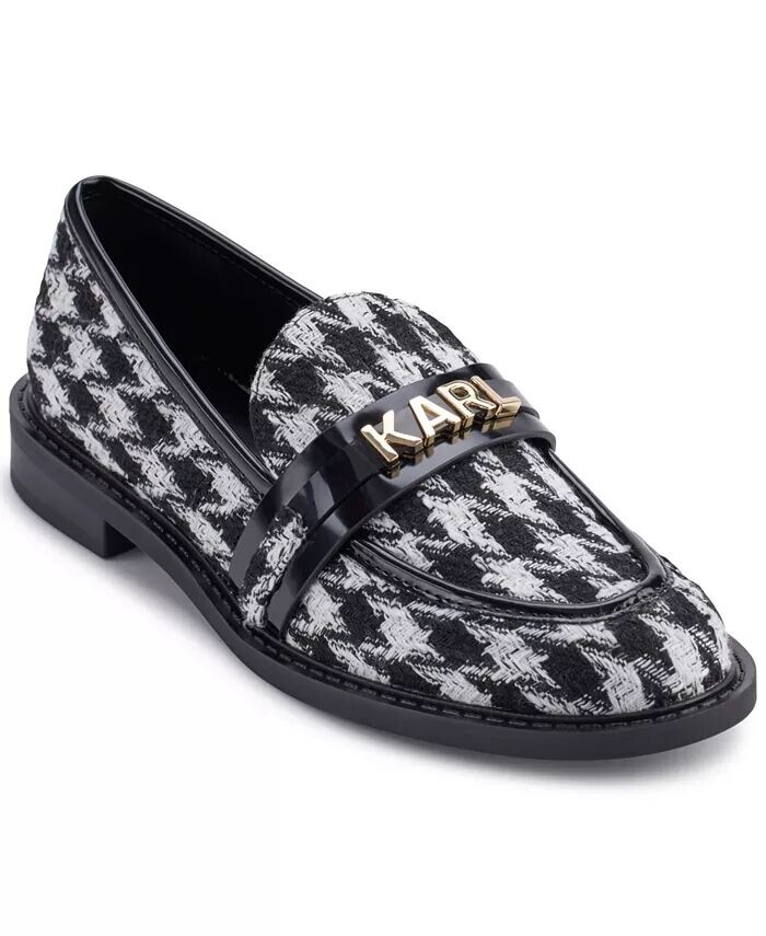 Женские мокасины Randall Almond Toe KARL LAGERFELD PARIS, черный