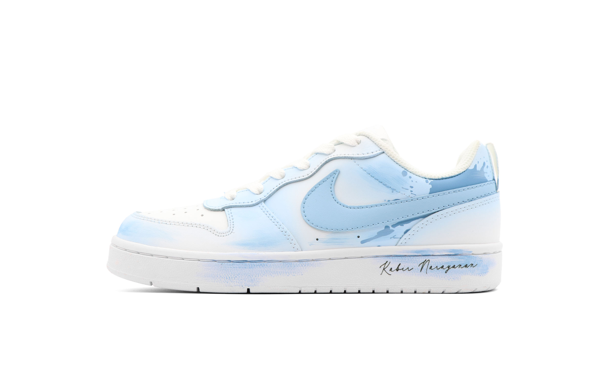 

Кроссовки Nike Dunk Skateboard Shoes Women's Low-Top White Blue, Синий, Кроссовки Nike Dunk Skateboard Shoes Women's Low-Top White Blue