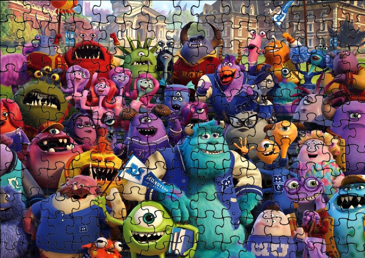

Пазл 35 шт: Monsters Inc. Mix + Сумка с принтом bez marki