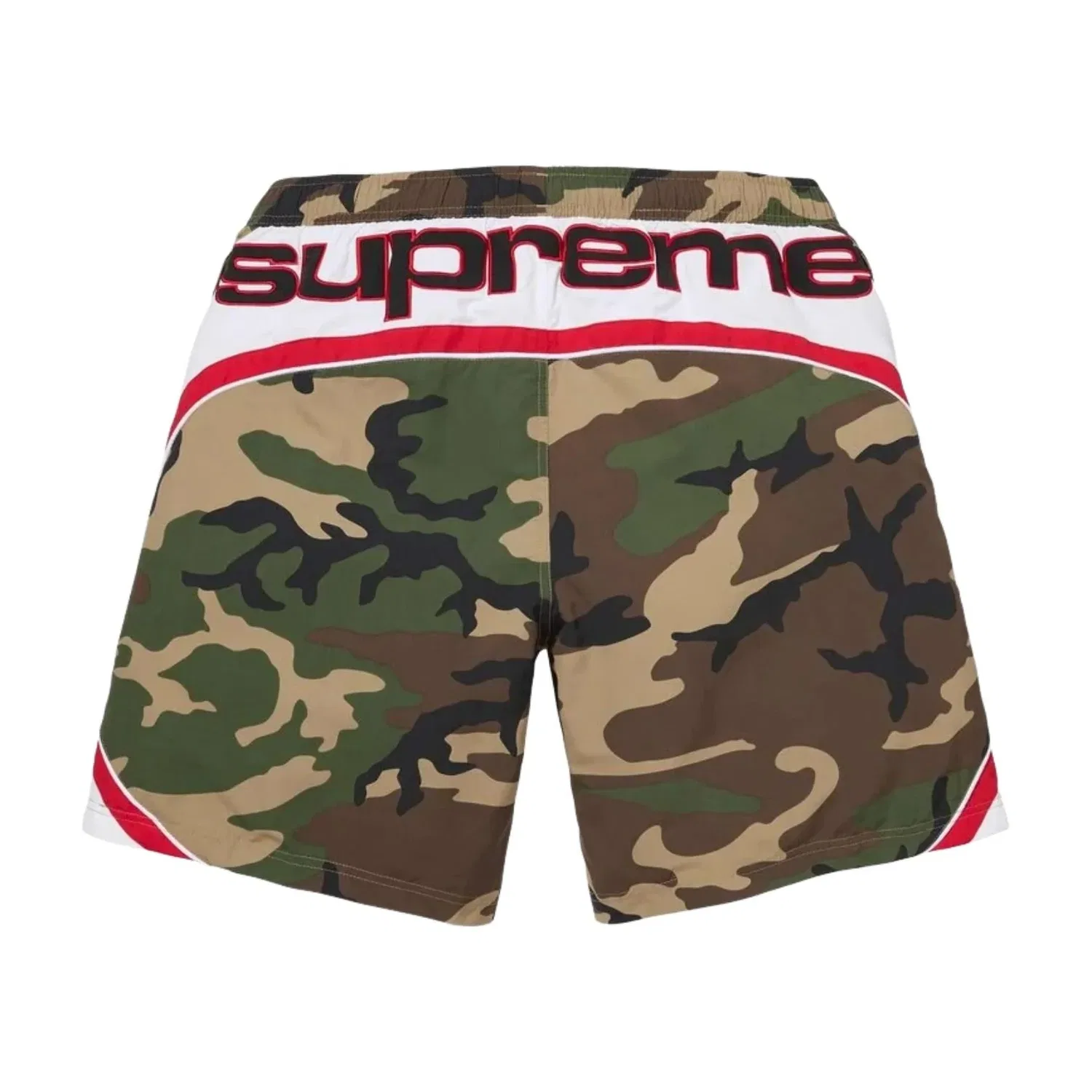 Шорты для сапсерфинга Supreme SS26 Paneled Water Short 'Woodland Camo' SUP-SS26-289-CMO, зеленый — фото 2
