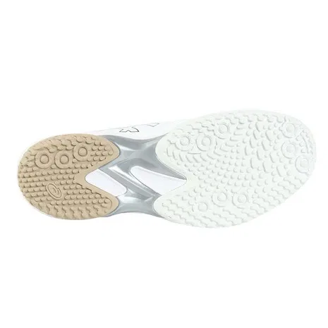 Теннисные кроссовки для грунта и искусственной травы «Prestige Neo OC Wide» от ASICS, White X Silver — фото 3