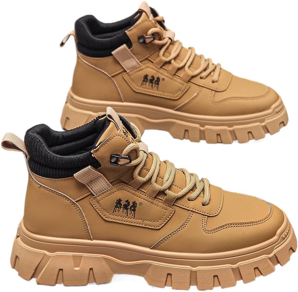 

Дышащие нескользящие походные ботинки для мужчин- идеальны для прогулок на природе, альпинизма и зимних активностей Hhhchpm, хаки