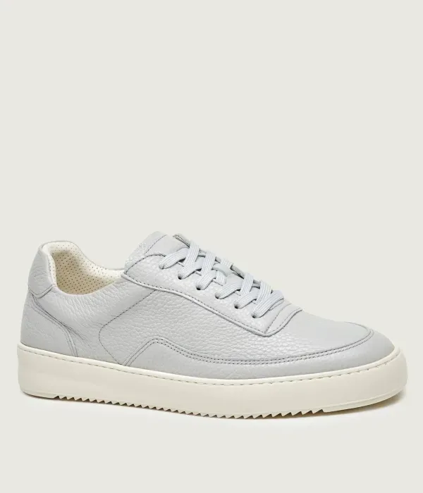 Кроссовки из кожи с зернистой текстурой «Мондо» Filling Pieces, серый