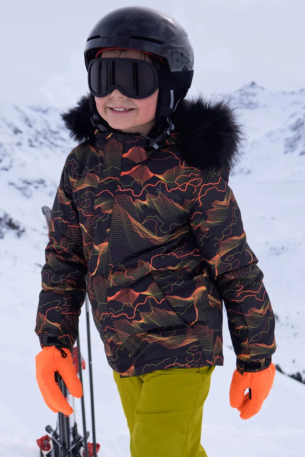 Детская снеговая куртка Mountain Warehouse Berg, черный