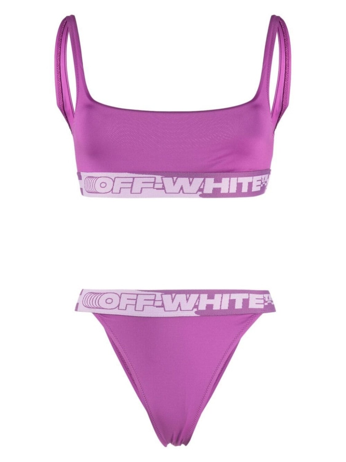 

Бикини с логотипом Off-White, розовый