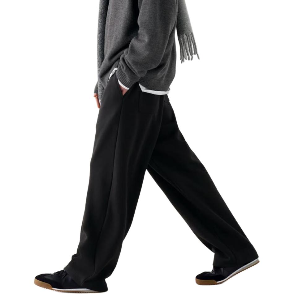 

UNIQLO Коллекция C повседневные брюки мужские black