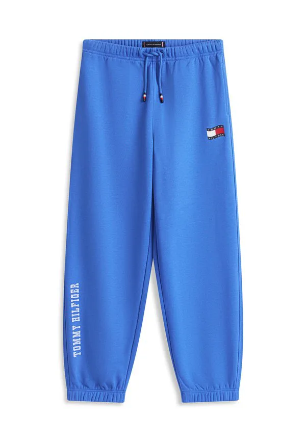Спортивные штаны из махровой ткани с волнистым логотипом в виде флага Tommy Hilfiger, Empire Blue — фото 4