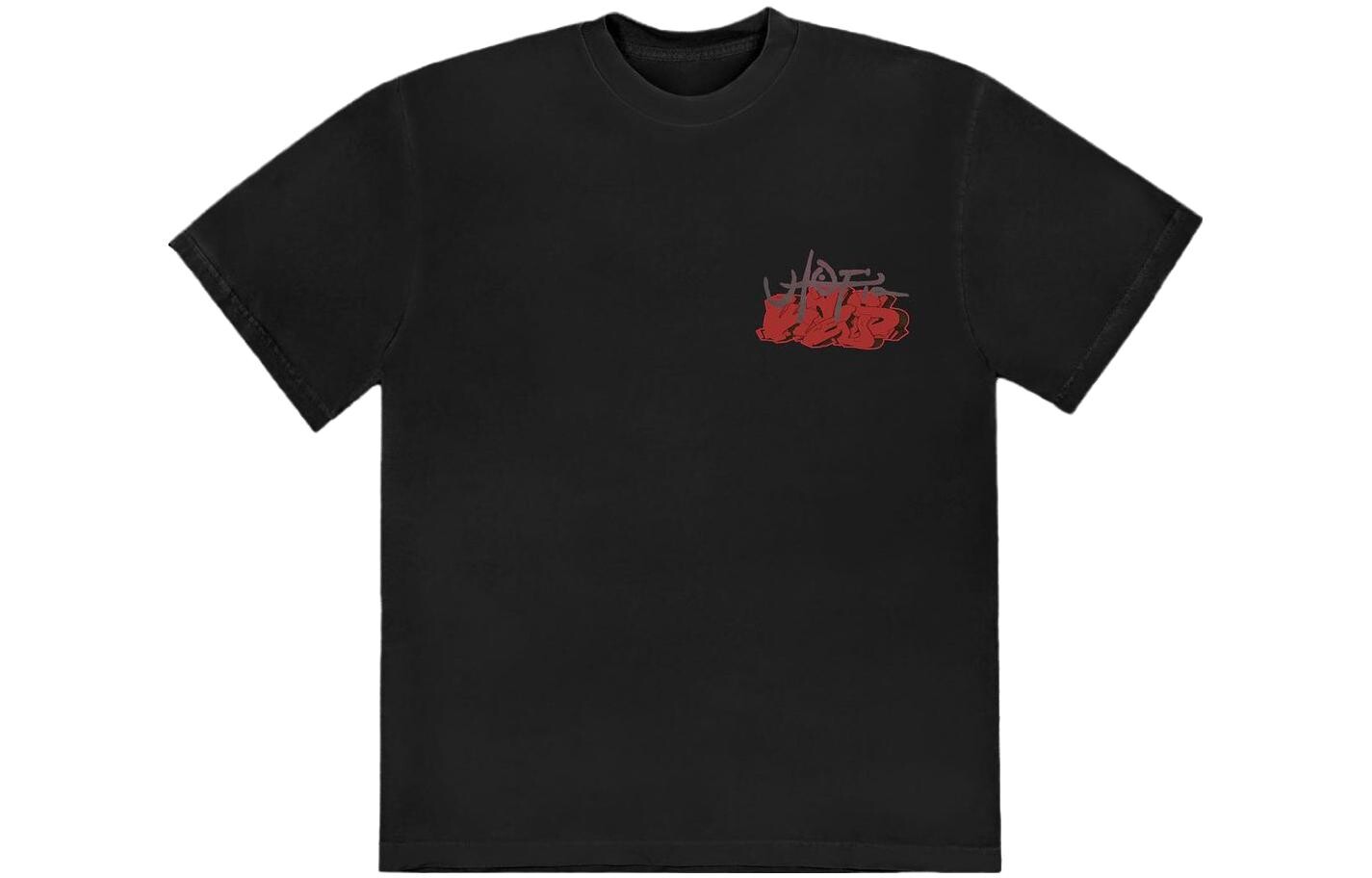 

Футболка Kaws X унисекс черная Travis Scott, черный