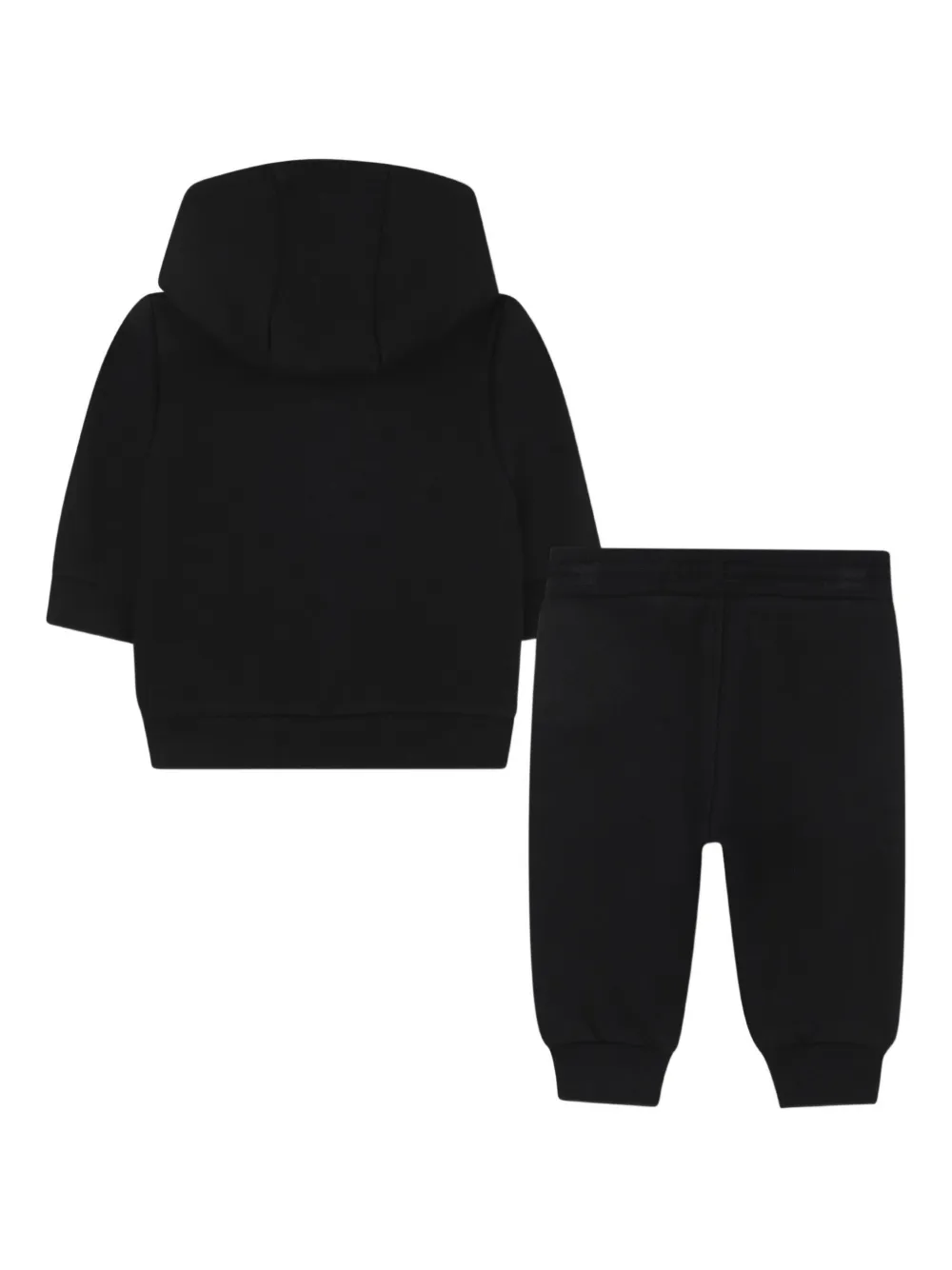 Спортивный костюм на молнии с капюшоном BOSS Kidswear, черный — фото 2