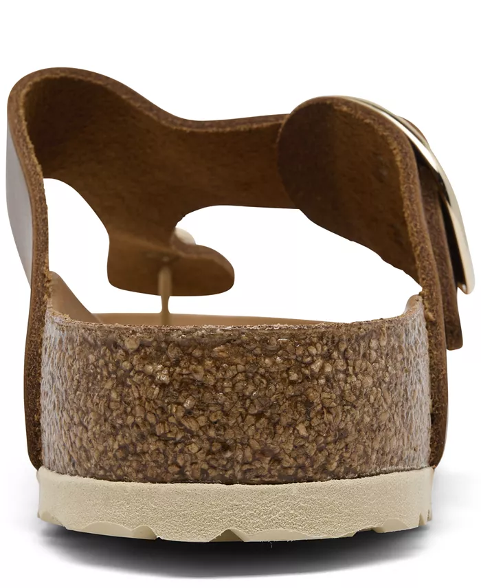 Женские сандалии Gizeh Big Buckle из промасленной кожи от Finish Line Birkenstock, коричневый — фото 4