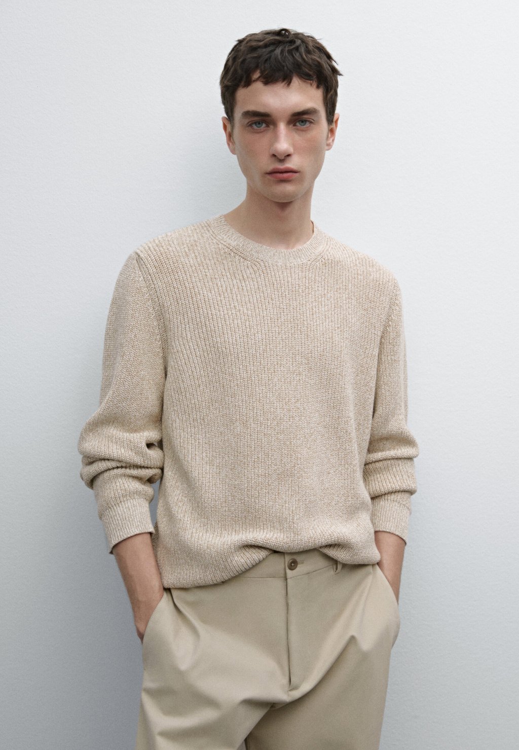 

Джемпер Massimo Dutti, бежевый