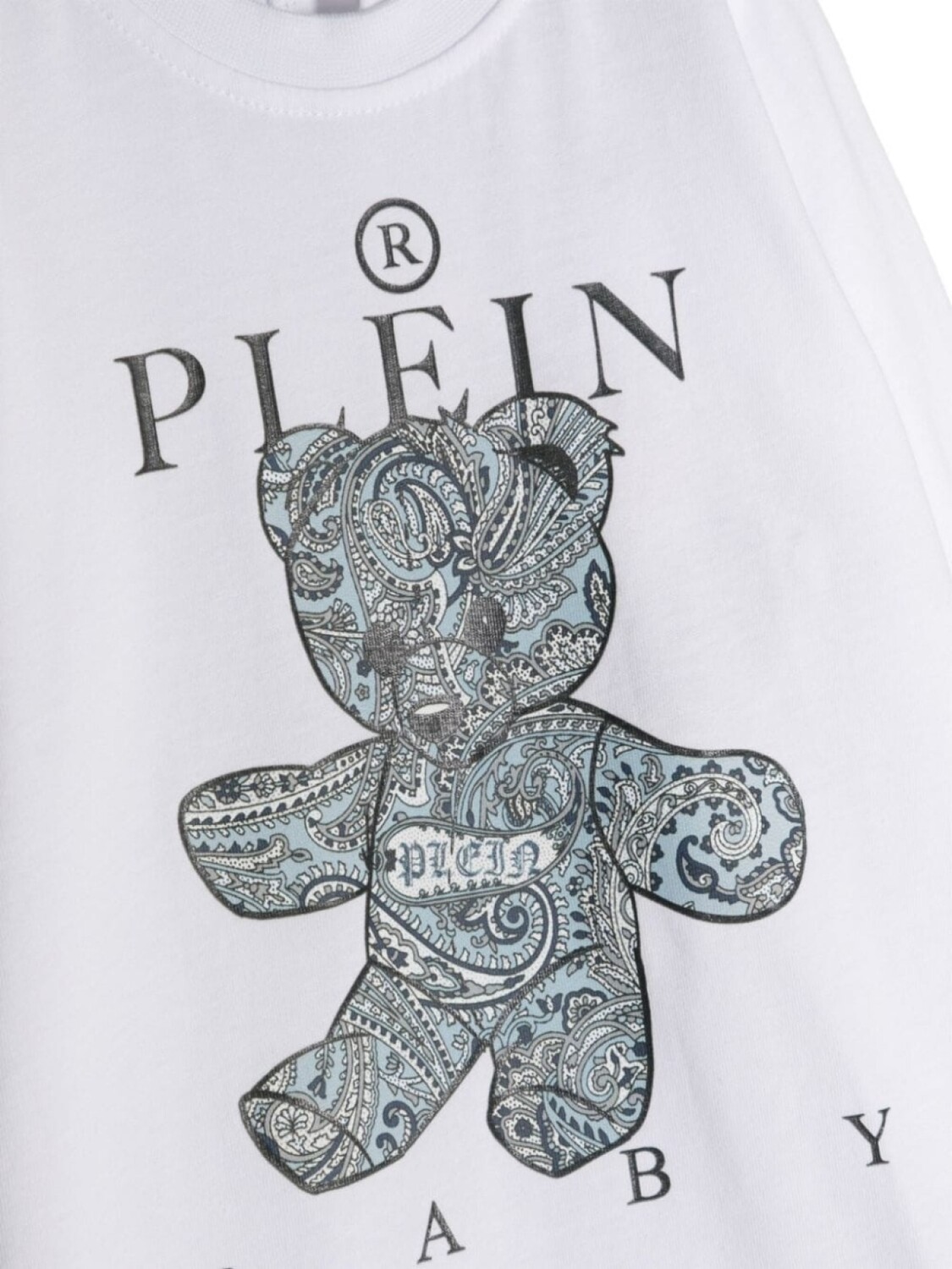 Philipp Plein комплект для новорожденного с логотипом, белый — фото 2