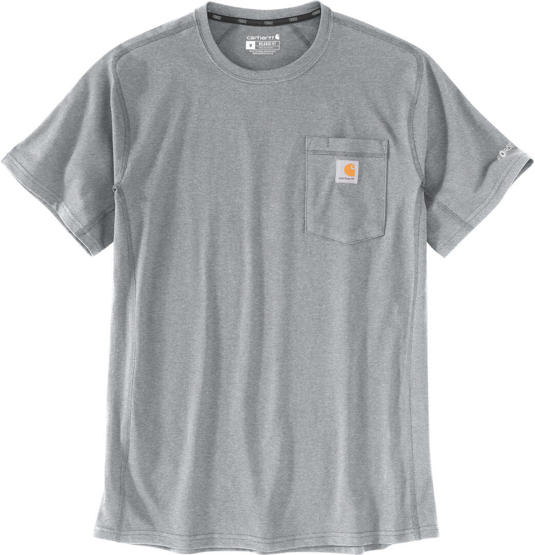 

Футболка Carhartt Force Relaxed Fit Midweight Short Sleeve Pocket T-Shirt, светло-серый
