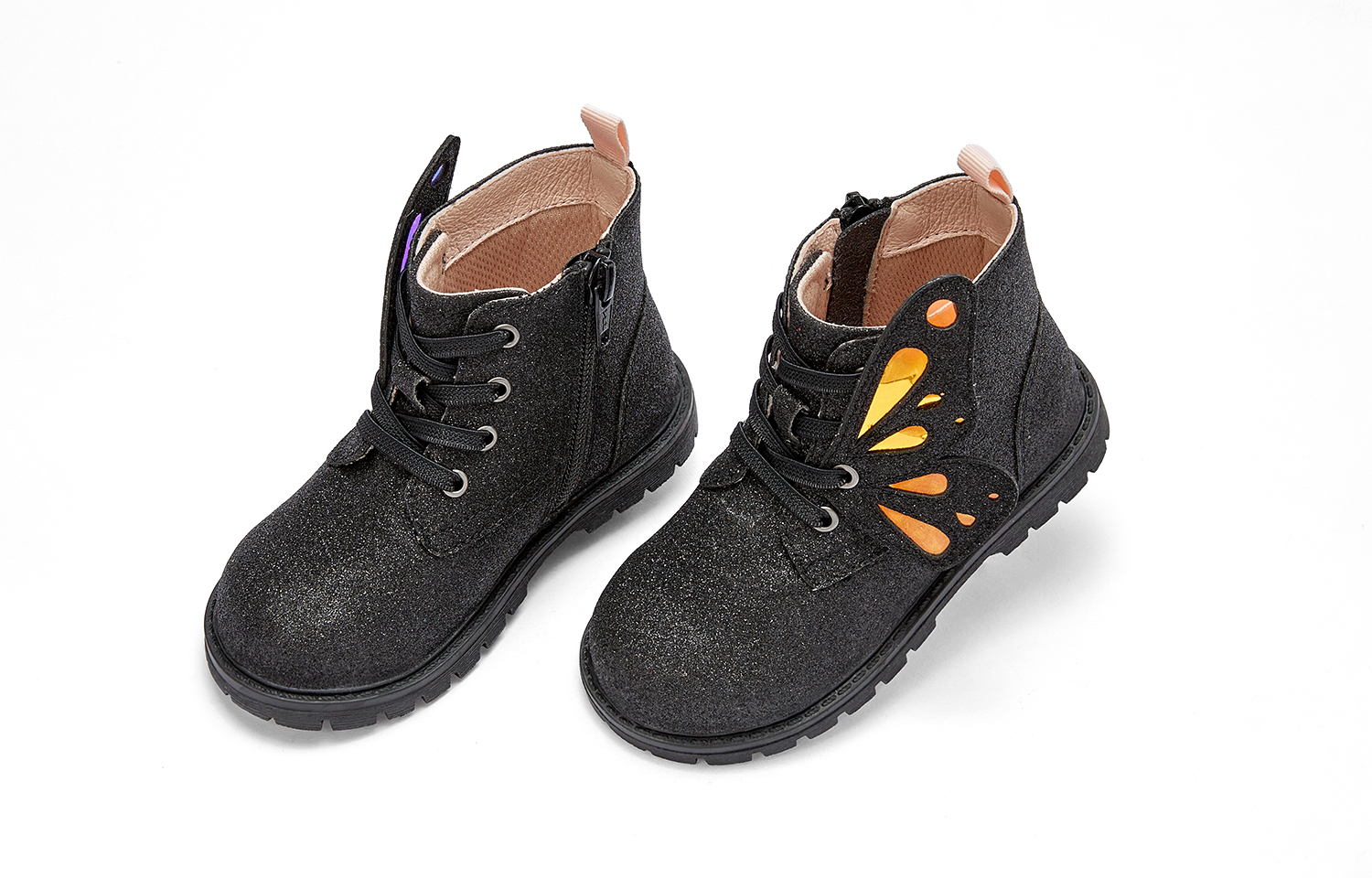 Детские ботинки Crew Kids' Boots для детей 3–7 лет DAVE&BELLA, черный — фото 2