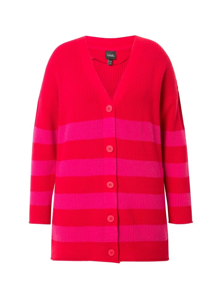 

Спортивная куртка Ulla Popken Strickjacke, цвет lychee
