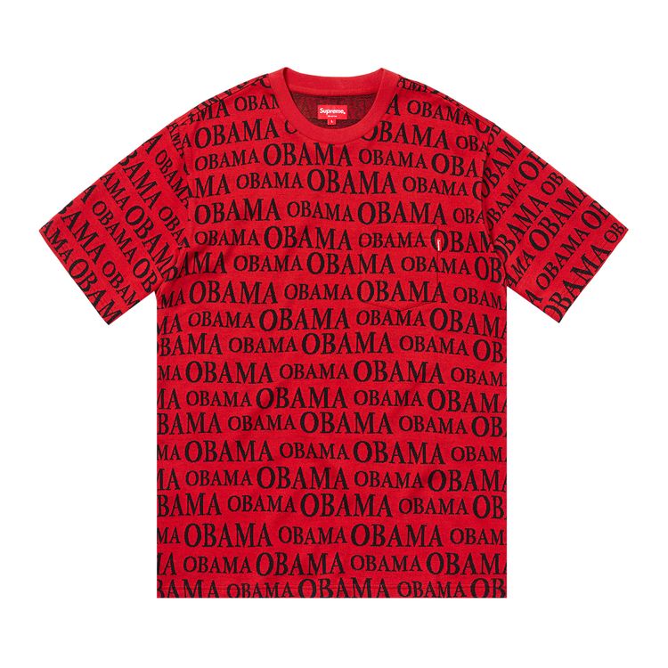 

Топ Supreme Obama Jacquard Short-Sleeve Top Red, красный