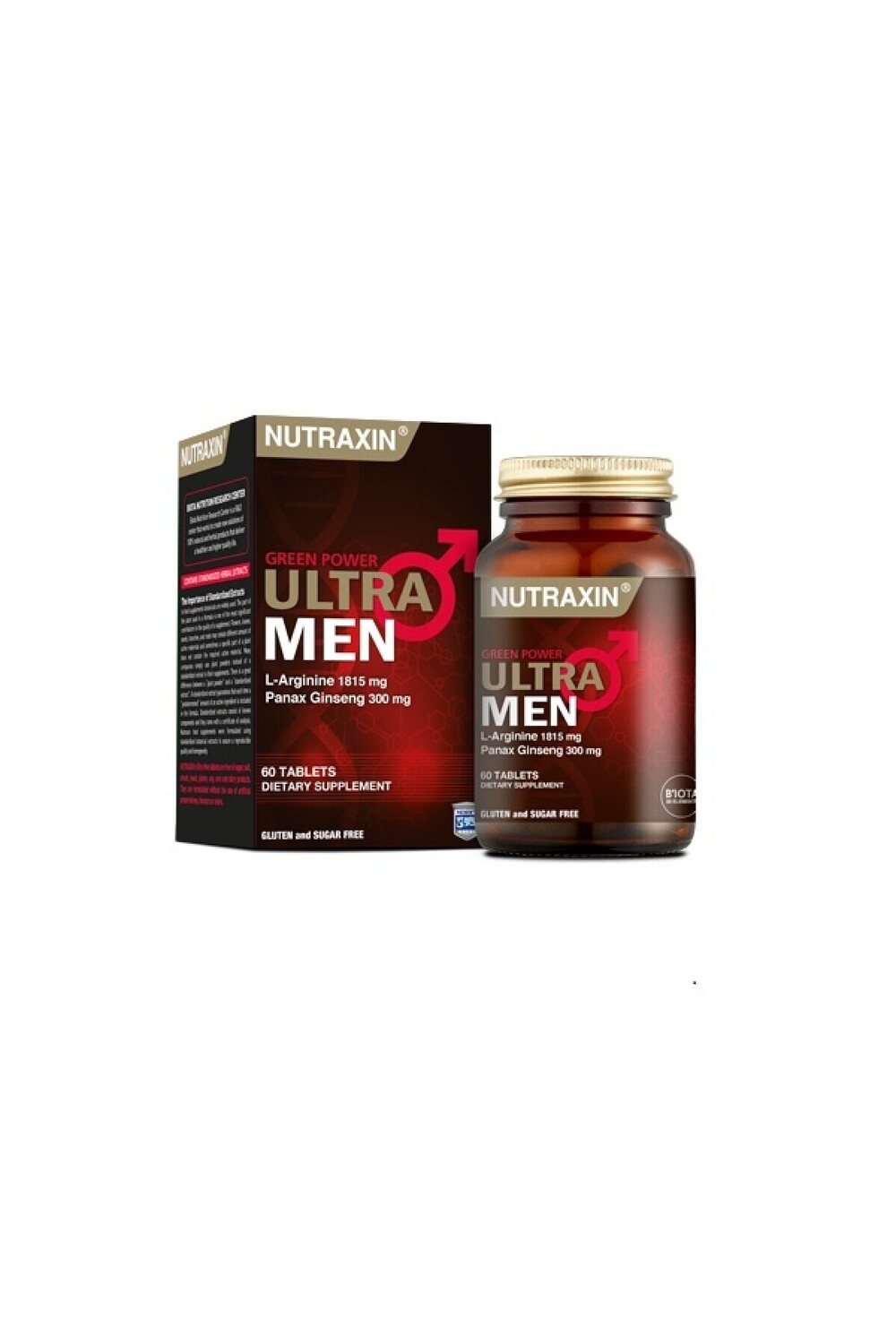 

Nutraxin Ultra Men Green Power - Добавка для мужчин 60 таблеток