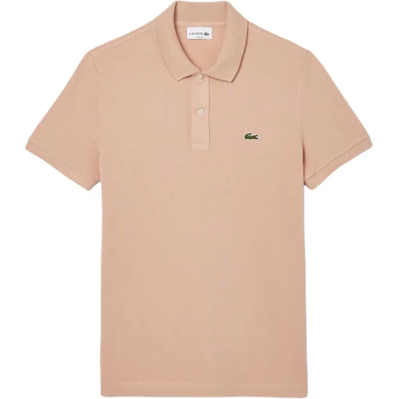 Поло Lacoste Original L.12.12 с коротким рукавом, бежевый
