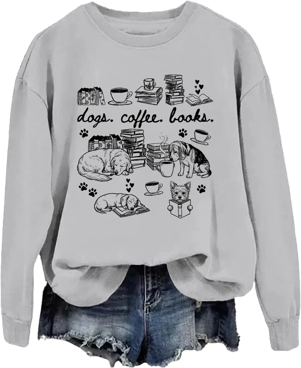 

Толстовка Dogs and Coffee and Books Phncal