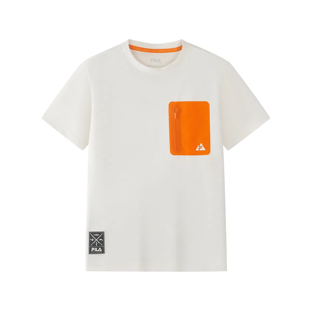 Футболка с круглым вырезом Thin FILA KIDS, Milk Mist White